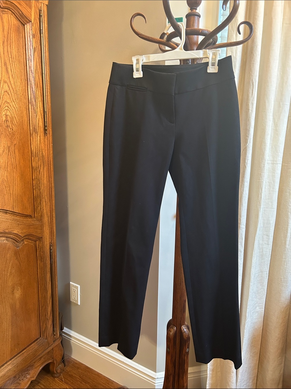 LOFT Women’s Black Straight-Leg Dress Pants